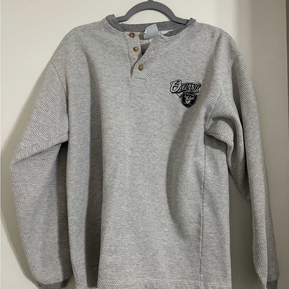 Gray Henley Sweater